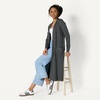 Amazon Essentials Women’s Regular-Fit Lightweight Soft Duster Length Cardigan Sweater(Charcoal Heather)