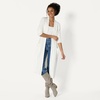 Amazon Essentials Women’s Regular-Fit Lightweight Soft Duster Length Cardigan Sweater(Eggshell White)