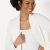 Amazon Essentials Women’s Regular-Fit Lightweight Soft Duster Length Cardigan Sweater(Eggshell White)