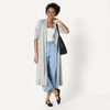 Amazon Essentials Women’s Regular-Fit Lightweight Soft Duster Length Cardigan Sweater(Medium Grey Heather)