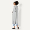 Amazon Essentials Women’s Regular-Fit Lightweight Soft Duster Length Cardigan Sweater(Medium Grey Heather)