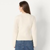 Amazon Essentials Women’s Regular-Fit Long-Sleeve Cardigan with Bell Sleeves and Shaped Waist(Oatmeal Heather)