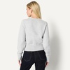 Amazon Essentials Women’s Regular-Fit Long-Sleeve Tie Front Cardigan with Bows, Blouson Sleeve, Rib Cuff(Light Grey Heather)
