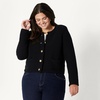 Amazon Essentials Women’s Regular-Fit Midweight Cardigan Sweater(Black)