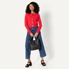 Amazon Essentials Women’s Regular-Fit Midweight Cardigan Sweater(Bright Poppy Red)