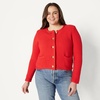 Amazon Essentials Women’s Regular-Fit Midweight Cardigan Sweater(Bright Poppy Red)
