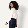 Amazon Essentials Women’s Regular-Fit Midweight Cardigan Sweater(Eggshell White)