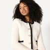 Amazon Essentials Women’s Regular-Fit Midweight Cardigan Sweater(Eggshell White)