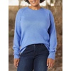 Amazon Essentials Women’s Regular-Fit Soft Touch Crewneck Long-Sleeve Sweater(Cornflower Blue)
