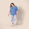 Amazon Essentials Women’s Regular-Fit Soft Touch Crewneck Long-Sleeve Sweater(Cornflower Blue)