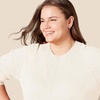 Amazon Essentials Women’s Regular-Fit Soft Touch Crewneck Long-Sleeve Sweater(Ivory)