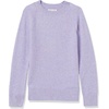 Amazon Essentials Women’s Regular-Fit Soft Touch Crewneck Long-Sleeve Sweater(Lavender)