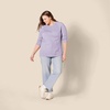 Amazon Essentials Women’s Regular-Fit Soft Touch Crewneck Long-Sleeve Sweater(Lavender)