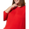 Amazon Essentials Women’s Regular-Fit Soft Touch Crewneck Long-Sleeve Sweater(Red)