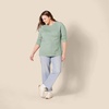 Amazon Essentials Women’s Regular-Fit Soft Touch Crewneck Long-Sleeve Sweater(Sage Green Heather)