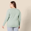 Amazon Essentials Women’s Regular-Fit Soft Touch Crewneck Long-Sleeve Sweater(Sage Green Heather)
