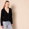 Amazon Essentials Women’s Relaxed Fit Midweight Cardigan Sweater(Black)