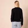 Amazon Essentials Women’s Relaxed Fit Midweight Cardigan Sweater(Black)