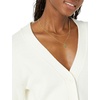 Amazon Essentials Women’s Relaxed Fit Midweight Cardigan Sweater(Eggshell White)