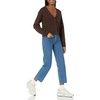 Amazon Essentials Women’s Relaxed Fit Midweight Cardigan Sweater(Espresso)
