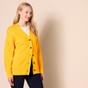 Amazon Essentials Women’s Relaxed Fit Midweight Cardigan Sweater(Golden Yellow)