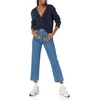 Amazon Essentials Women’s Relaxed Fit Midweight Cardigan Sweater(Navy)