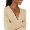 Amazon Essentials Women’s Relaxed Fit Midweight Cardigan Sweater(Tan)