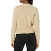 Amazon Essentials Women’s Relaxed Fit Midweight Cardigan Sweater(Tan)