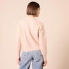 Amazon Essentials Women’s Relaxed-Fit Cable Knit Sweater, Soft-Touch Modern Crewneck (Plus(Blush)