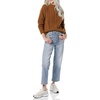 Amazon Essentials Women’s Relaxed-Fit Cable Knit Sweater, Soft-Touch Modern Crewneck (Plus(Dark Camel Heather)