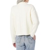 Amazon Essentials Women’s Relaxed-Fit Cable Knit Sweater, Soft-Touch Modern Crewneck (Plus(Ivory)
