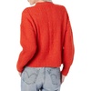 Amazon Essentials Women’s Relaxed-Fit Cable Knit Sweater, Soft-Touch Modern Crewneck (Plus(Poppy Red)