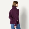 Amazon Essentials Women’s Relaxed-Fit Cotton Blend Turtleneck Pullover Sweater with Dropped Shoulders, Rib Trim(Burgundy)