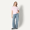 Amazon Essentials Women’s Relaxed-Fit Faux Mohair Short Sleeve Sweater Top(Pastel Lilac)
