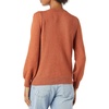 Amazon Essentials Women’s Relaxed-Fit Soft Touch Long Sleeve Pleated Shoulder Crewneck Sweater(Caramel)