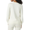 Amazon Essentials Women’s Relaxed-Fit Soft Touch Long Sleeve Pleated Shoulder Crewneck Sweater(Ivory)
