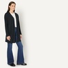 Amazon Essentials Women’s Relaxed-Fit Ultra-Lightweight Open-Front Cardigan(Black)