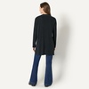 Amazon Essentials Women’s Relaxed-Fit Ultra-Lightweight Open-Front Cardigan(Black)