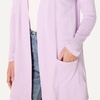 Amazon Essentials Women’s Relaxed-Fit Ultra-Lightweight Open-Front Cardigan(Lavender)