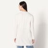 Amazon Essentials Women’s Relaxed-Fit Ultra-Lightweight Open-Front Cardigan(Light Grey Heather)