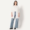 Amazon Essentials Women’s Relaxed-Fit Ultra-Lightweight Open-Front Cardigan(Light Grey Heather)