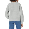 Amazon Essentials Women’s Ribbed Long Sleeve Crewneck Sweater(Light Grey Heather)