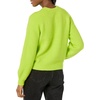 Amazon Essentials Women’s Ribbed Long Sleeve Crewneck Sweater(Lime Green)