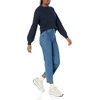Amazon Essentials Women’s Ribbed Long Sleeve Crewneck Sweater(Navy)