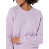 Amazon Essentials Women’s Ribbed Long Sleeve Crewneck Sweater(Pastel Lilac)