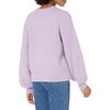 Amazon Essentials Women’s Ribbed Long Sleeve Crewneck Sweater(Pastel Lilac)