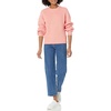 Amazon Essentials Women’s Ribbed Long Sleeve Crewneck Sweater(Peach)