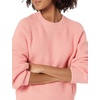 Amazon Essentials Women’s Ribbed Long Sleeve Crewneck Sweater(Peach)