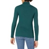 Amazon Essentials Women’s Slim-Fit Lightweight Long-Sleeve Ribbed Turtleneck Sweater(Forest Green)