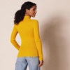 Amazon Essentials Women’s Slim-Fit Lightweight Long-Sleeve Ribbed Turtleneck Sweater(Gold)
